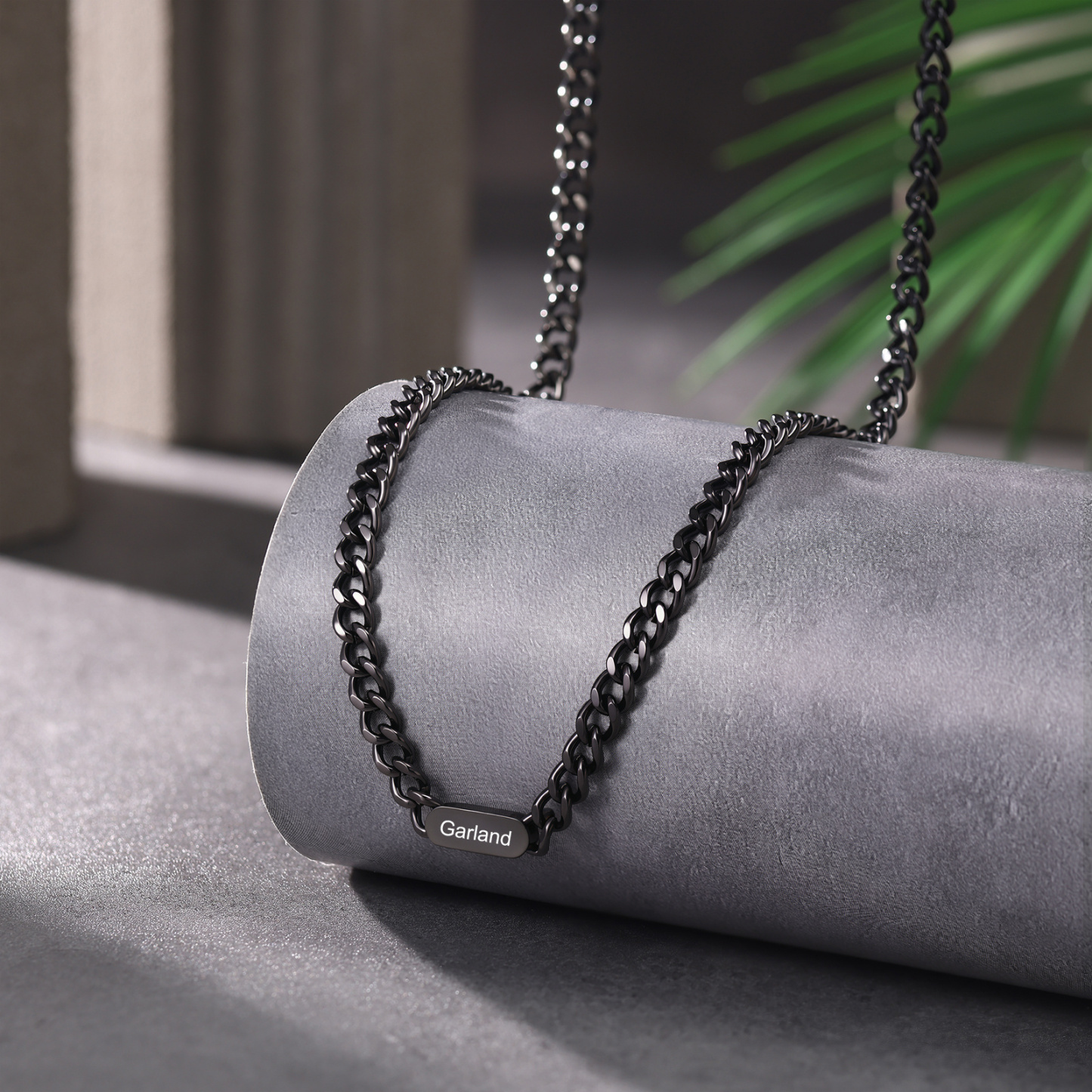 Personalized Men’s Stainless Steel Necklace Custom With 1-6 Engraved Names Gift For Dad Husband