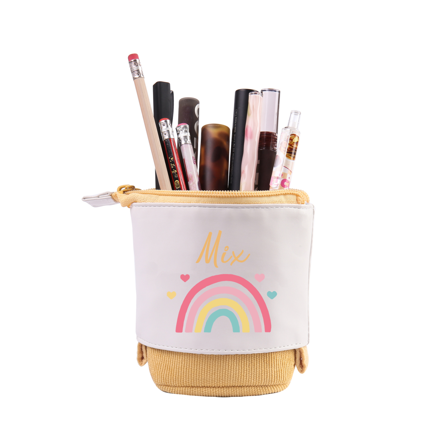 Personalized Rainbow Pencil Case Custom Name Pencil Case Back To School Gift For Boys/Girls