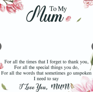 Warm Gift Card, Special Card for Mum/Daughter