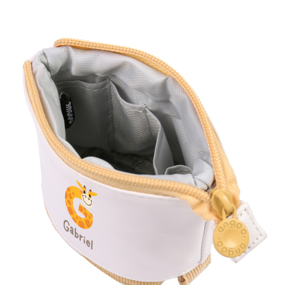 Personalized Pencil Case Custom Name & Letter Animals Pen Pouch Back To School Gift for Kids