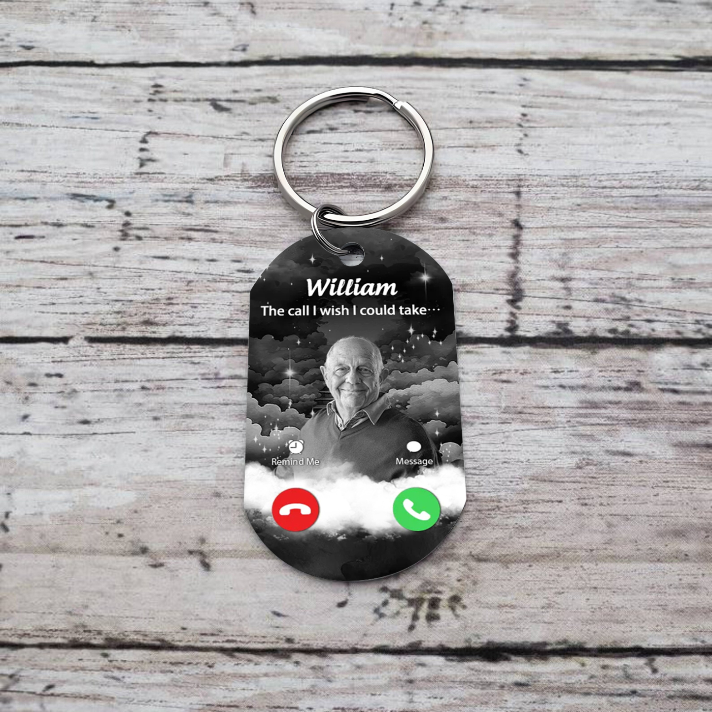 Personalised Memorial Bracelet Keychain Set Angel Wing Bracelet Custom Photo & Name Keyring Gifts for Family | Jessemade