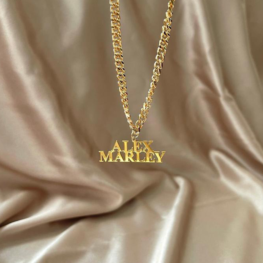 Personalized Necklace Custom 2 Names Necklace Gift For Women