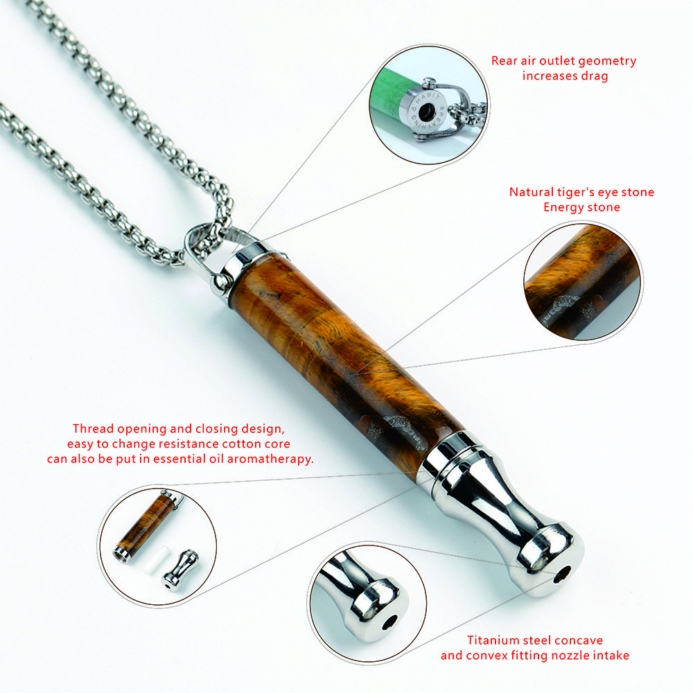 Breathing Necklace Stress Relief Meditation Necklace