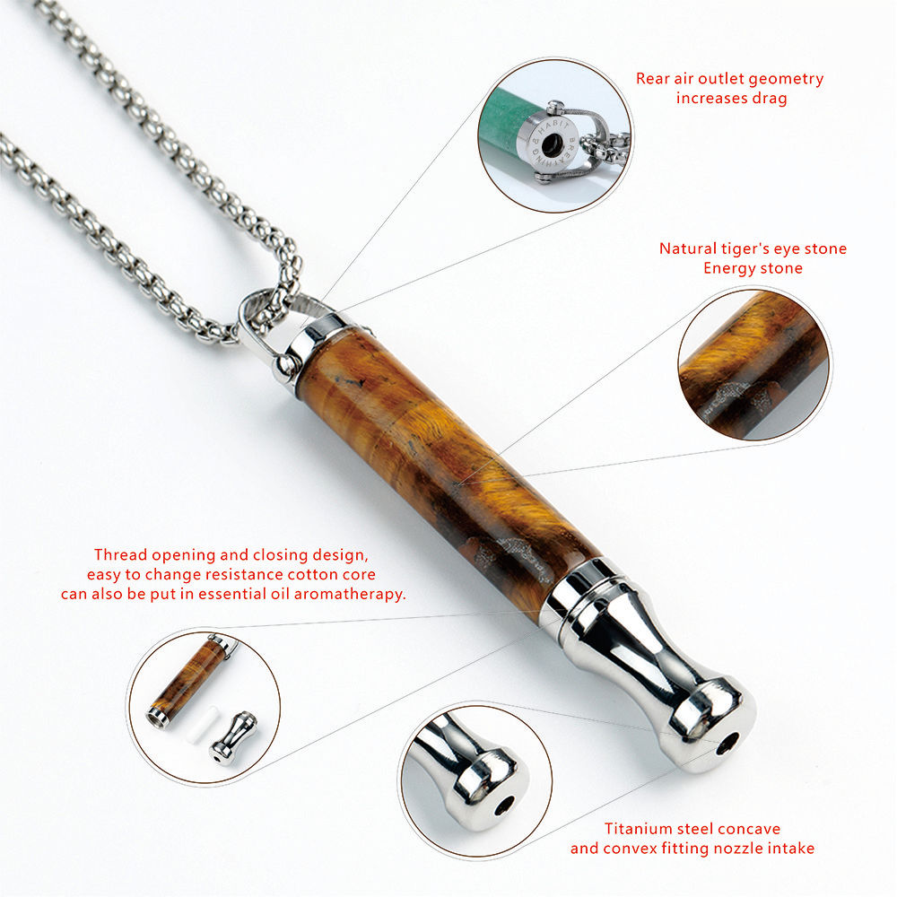 Breathing Necklace Stress Relief Meditation Necklace