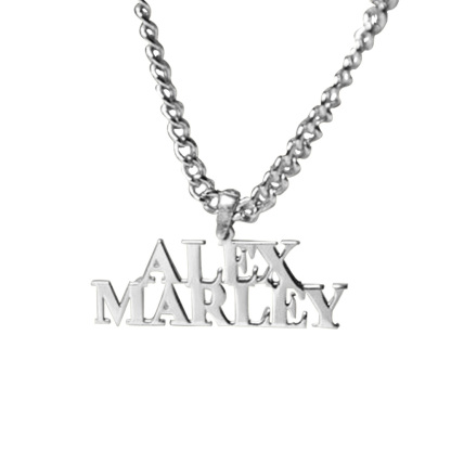 Personalized Necklace Custom 2 Names Necklace Gift For Women