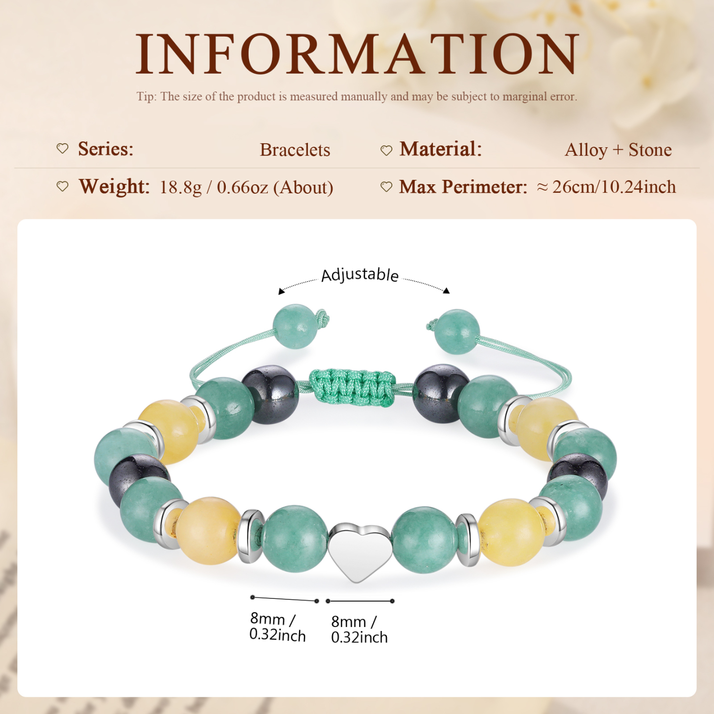 Colorful Crystal Beaded Bracelet, Back To School Gift For Daughter