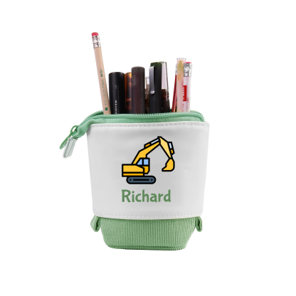 Personalized Name And Truck Pencil Case For Boys And Girls Back To School Gift