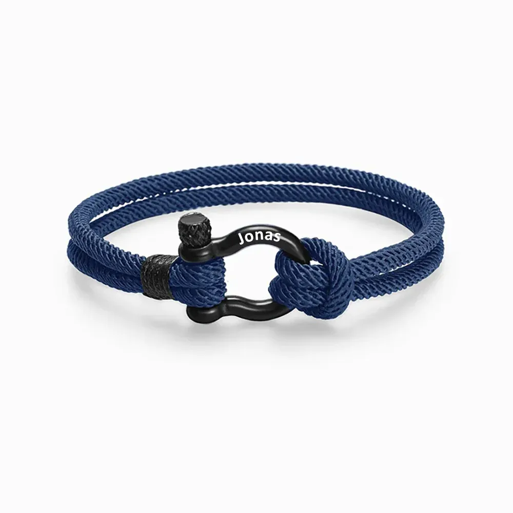 Personalized To My Son Love You Forever Nautical Bracelet Warm Gift Gift Card Gift Set