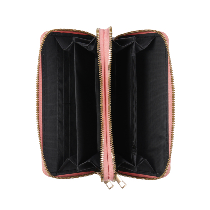 Women's Personalized Photo PU Leather Rainbow Long Zipper Wallet for Her | Jessemade