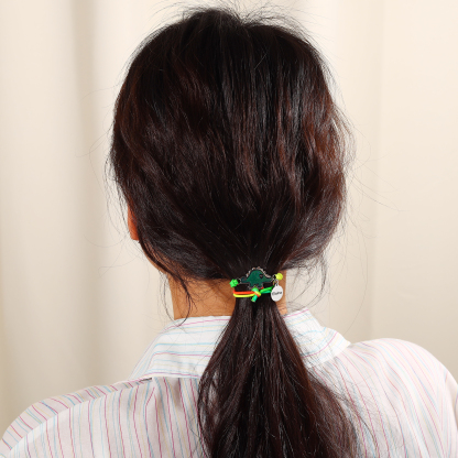 2 Pcs Personalized Name Color Changing Bracelets Cute Cartoon Animal Dinosaur Stretch Bracelet Set Back to School Gift for Girls