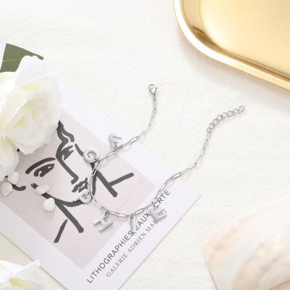 Personalized Customized 8-letter Exquisite Bracelet is The First Choice Gift For Him