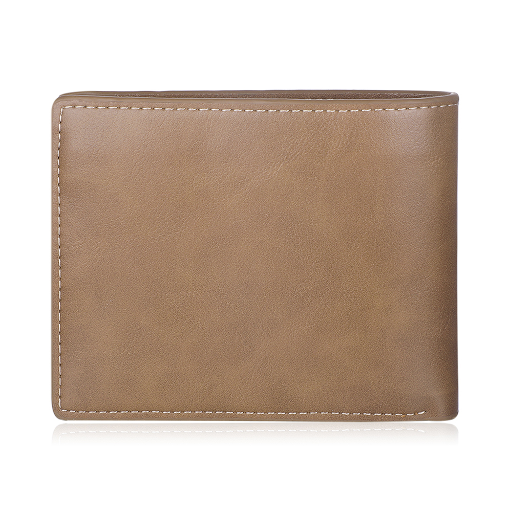 Personalized Leather Mens Wallet Engraved 4 Names Fist Bump Folding Wallet Father's Day Gifts