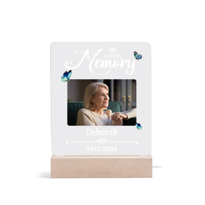 Photo-Personalized Family Night Light Custom Text LED Lamp Mother's Day Gift For Family