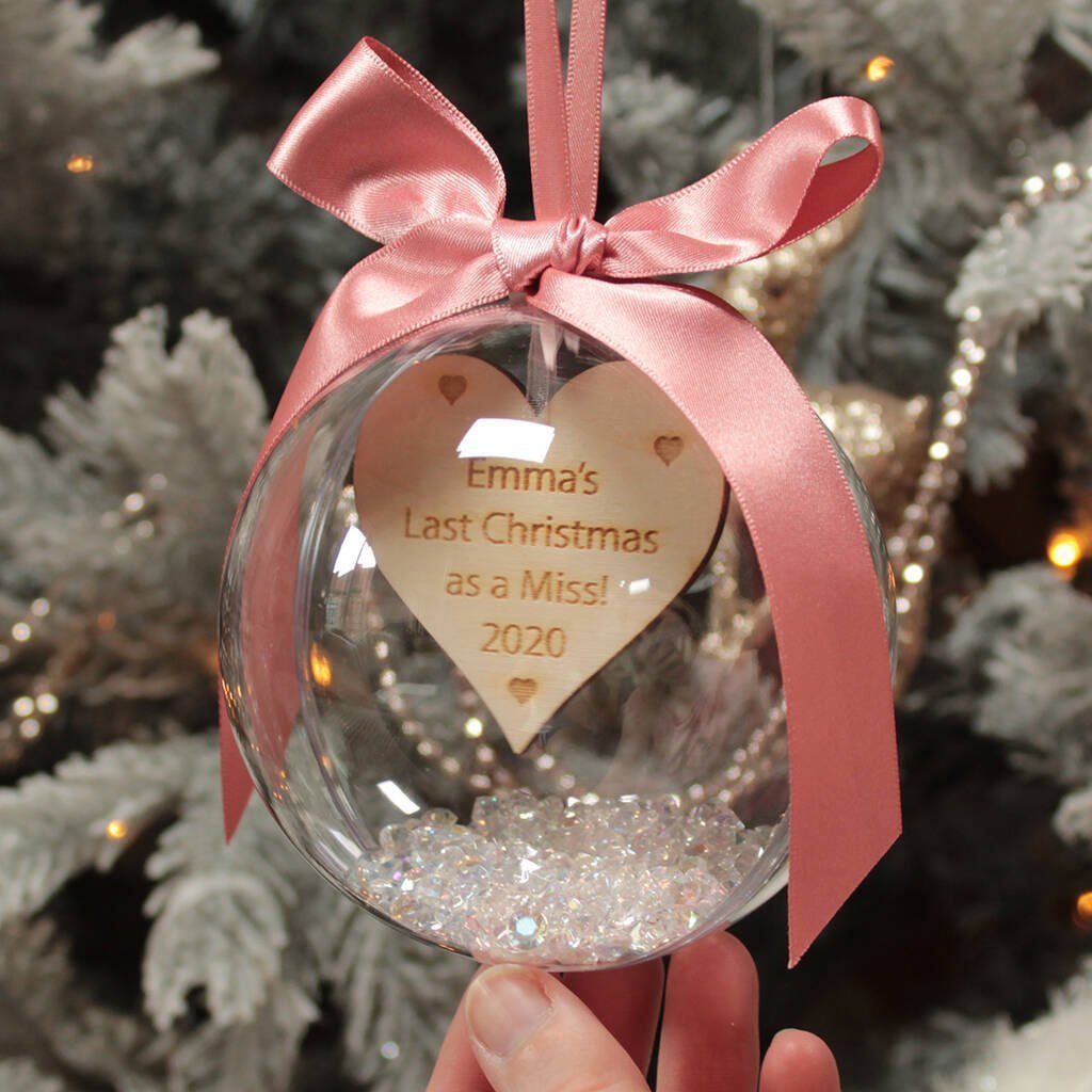 Personalized Christmas Gift Custom Message Decoration Ball Christmas Ornament For your Family