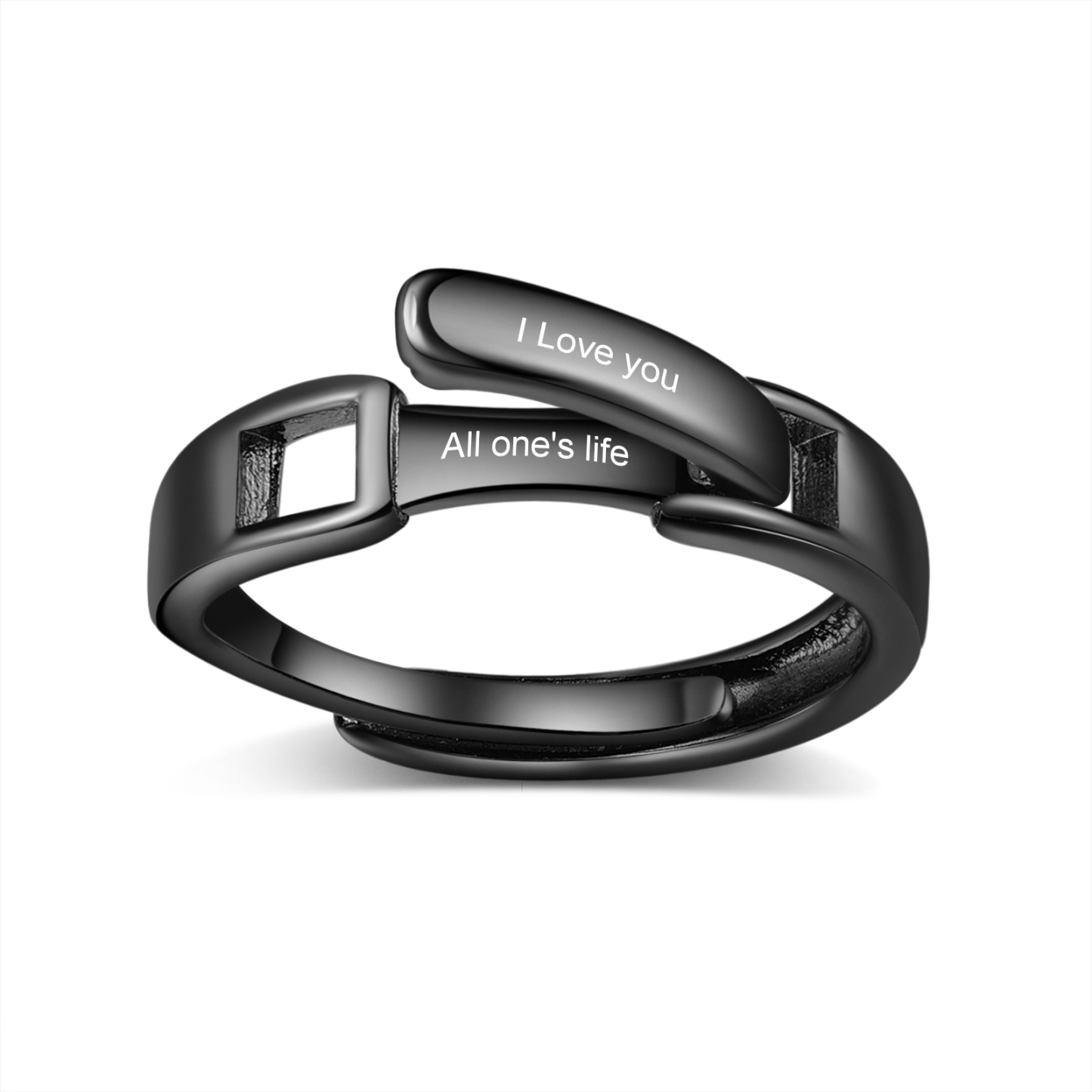 Couple Ring Personalized Matching Rings Gift Set With Gift Box for Couple