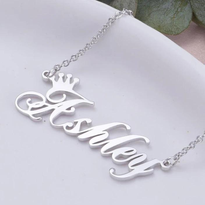 Personalized Necklace Custom 1 Name Necklace Gift For Women