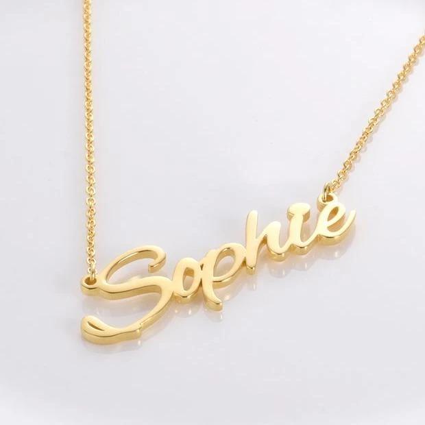 Personalized Necklace Custom 1 Name Necklace Gift For Women
