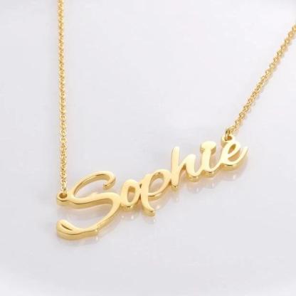 Personalized Necklace Custom 1 Name Necklace Gift For Women