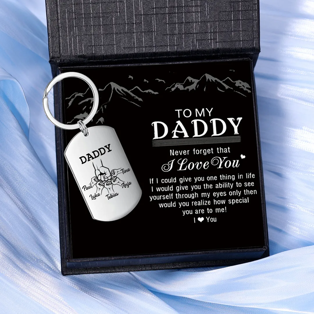 father's day keychain