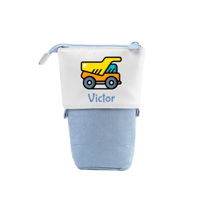 Personalized Name And Truck Pencil Case For Boys And Girls Back To School Gift