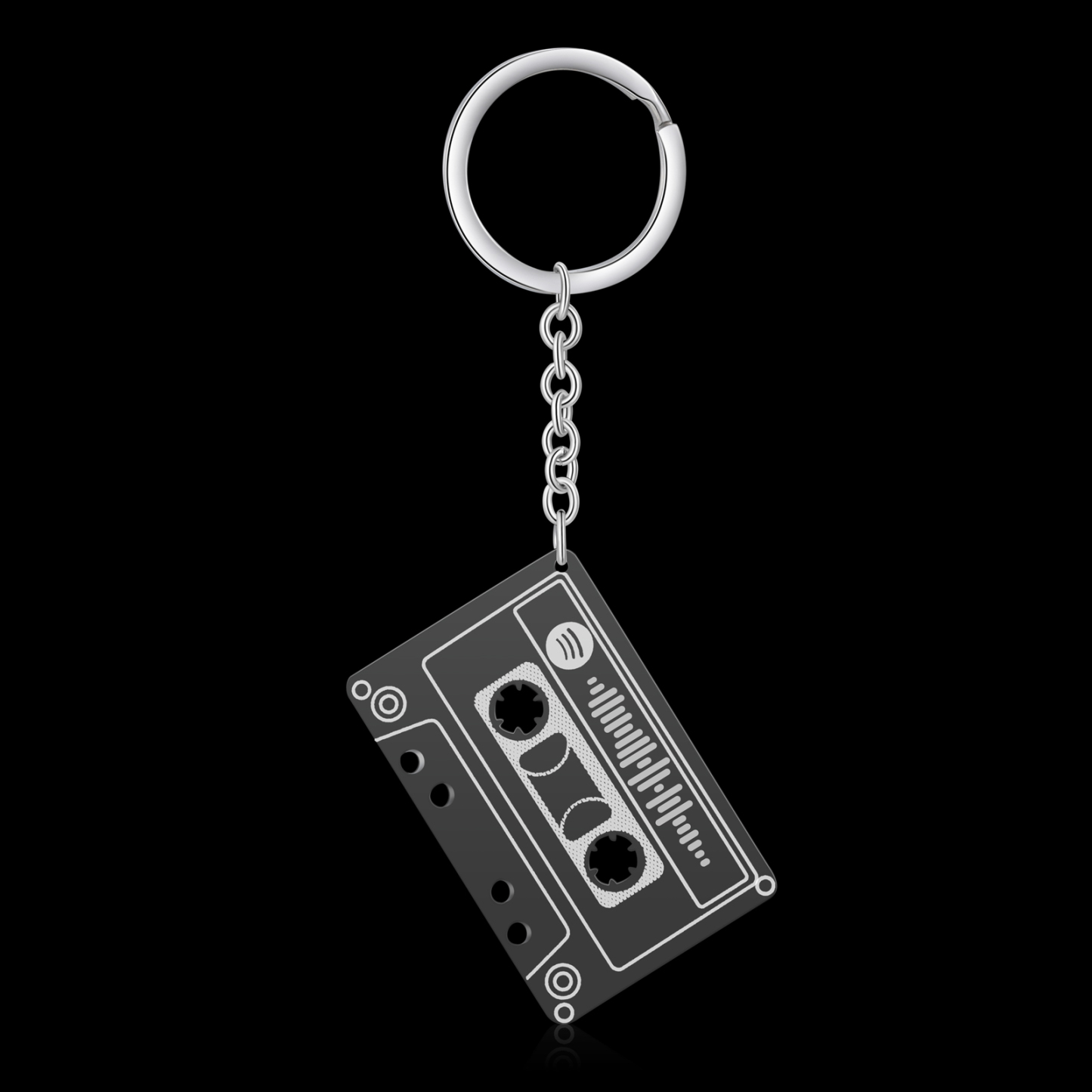 Personalized Music Spotify Code Keychain Gifts For Her