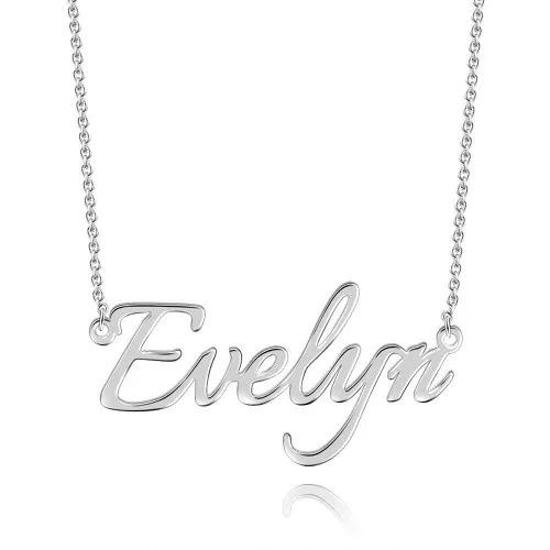 Personalized Necklace Custom 1 Name Necklace Gift For Women