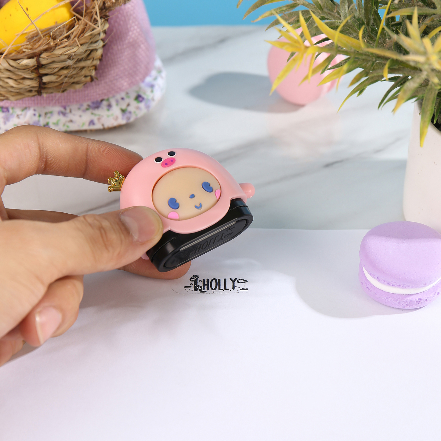 STAMP-BABY LIGHT Personalized Name Stamps Back To School Gift For Boys/Girls