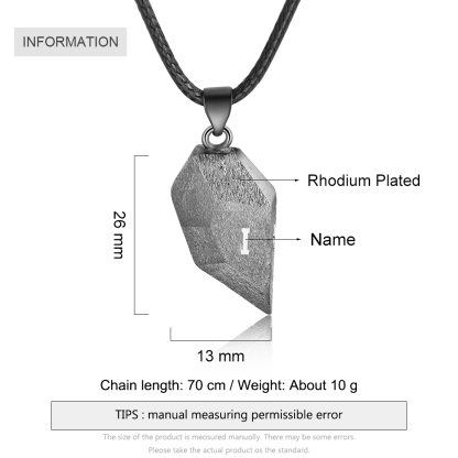Personalized Matching Couple Necklace Custom Names Magnetic Necklace Valentine's Day Gifts for Couple