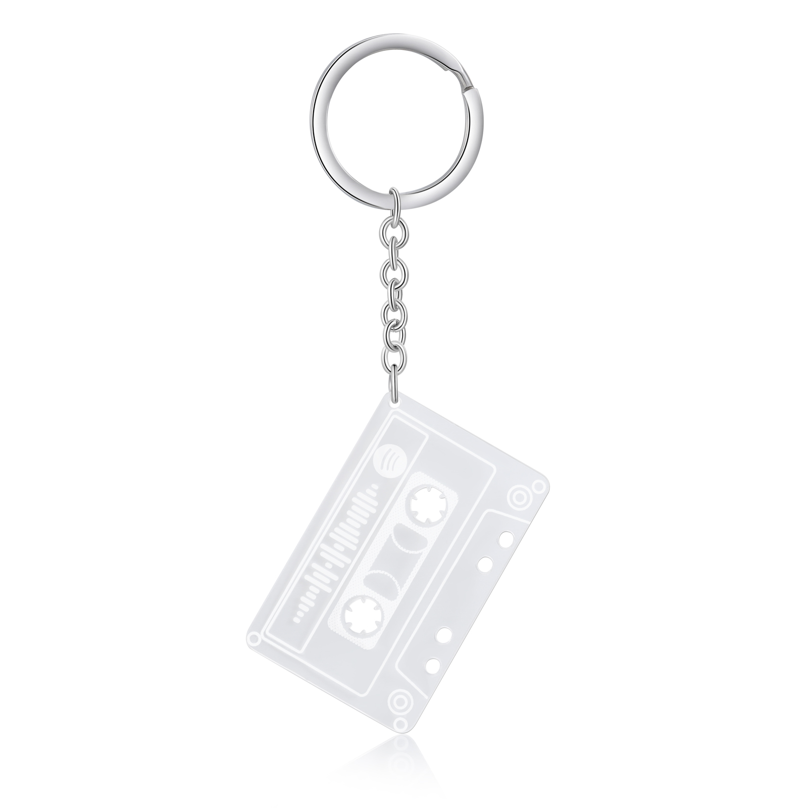 Personalized Music Spotify Code Keychain Gifts For Her
