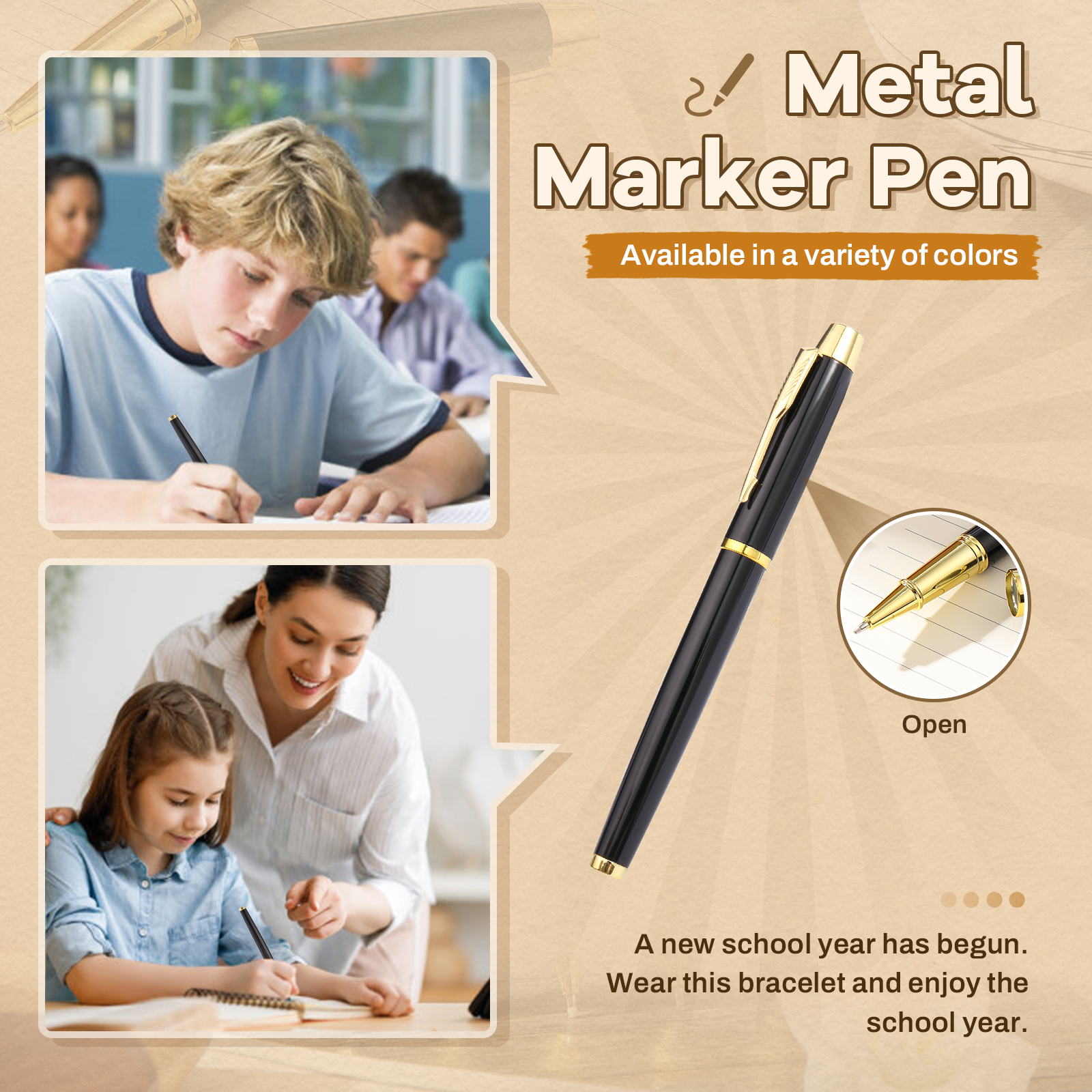 High-Quality Stationery Water-Based Pens For Children