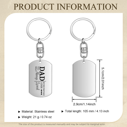 Personalized Leather Wallet Gift Box Set with Keychain Customizable Photo and Text Wallet Gift for Dad