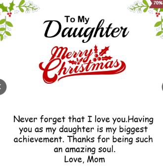 Warm Gift Card, Special Card for Mum/Daughter