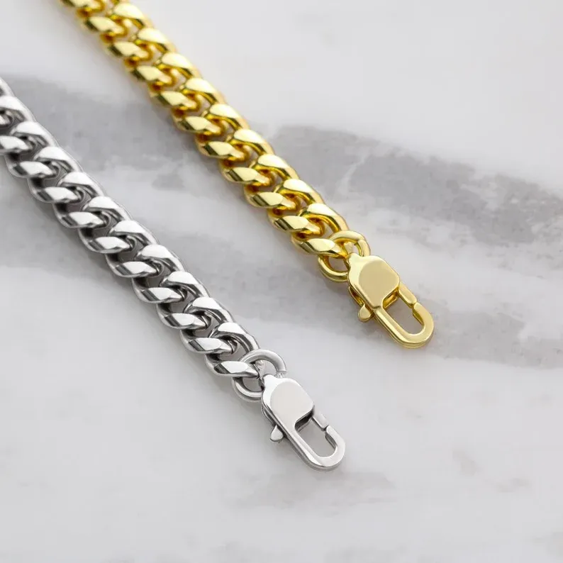 To My Sexy Man-Cuban Link Chain Necklace Gift Set "I Admire And Respect You"