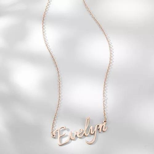 Personalized Necklace Custom 1 Name Necklace Gift For Women