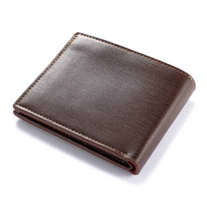 Personalized Photo Leather Men's Wallet With Card Slot Engraved Text With Gift Box For Him