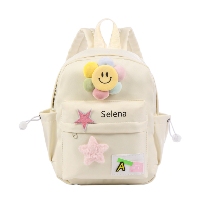Personalized Bus School Bag Name Backpack, Customized Schoolbag Travel Bag For Kids