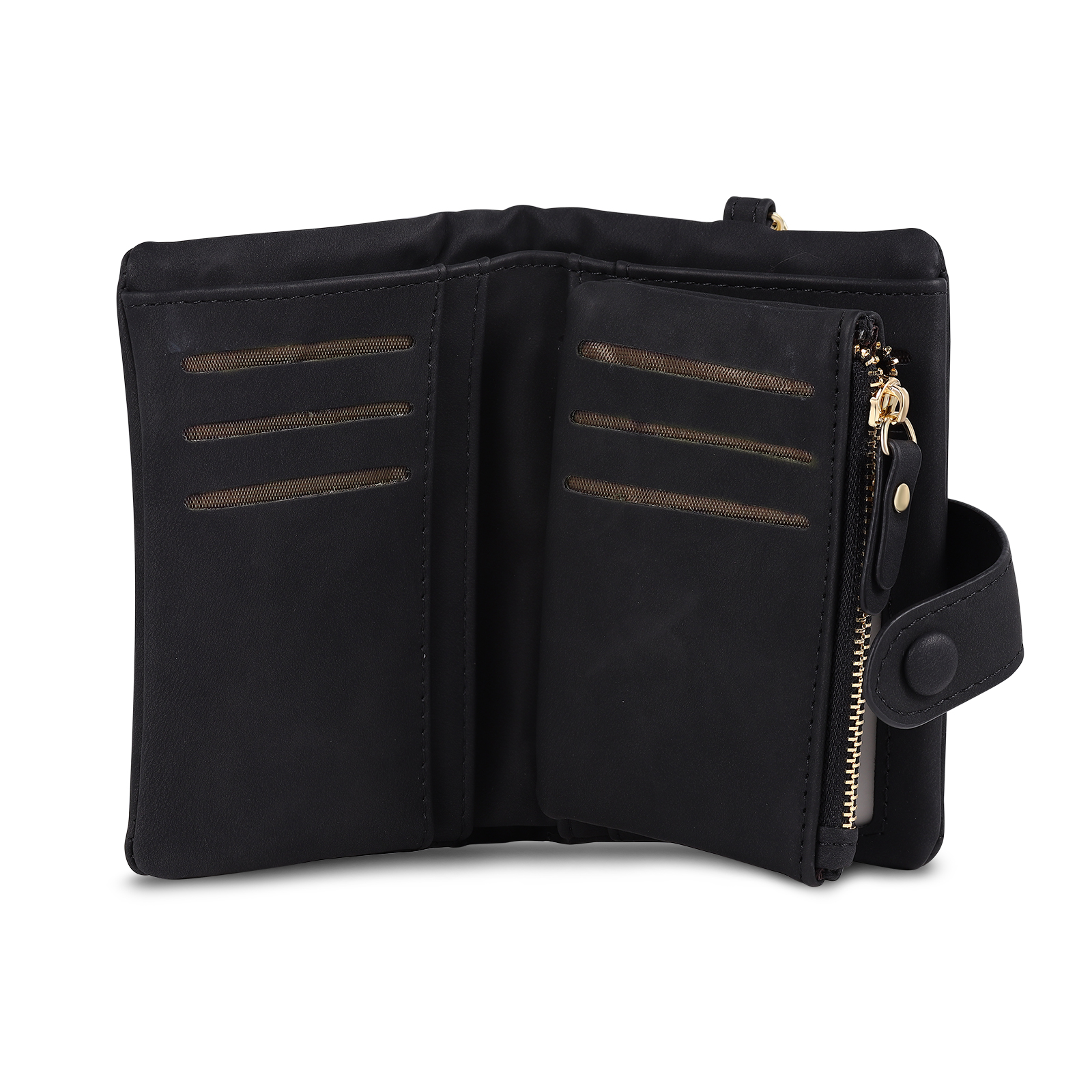 Black Color Personalized Birthday Flower Leather Wallet Engraving Name Wallet Gifts for Women