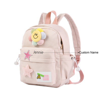 Personalized Nylon Polyester Children's Custom Name Backpack Back to School Gift