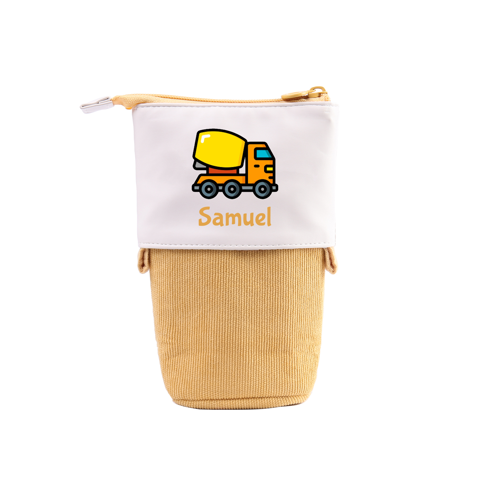 Personalized Name And Truck Pencil Case For Boys And Girls Back To School Gift