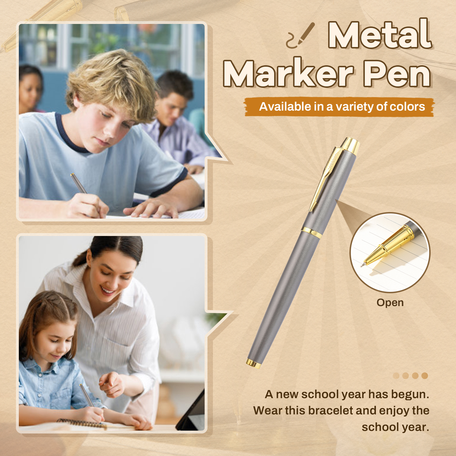High-Quality Stationery Water-Based Pens For Children