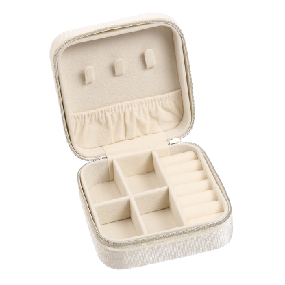 Square Jewelry Storage Box-Personalized 1 Name Customized Storage Box In Various Colors