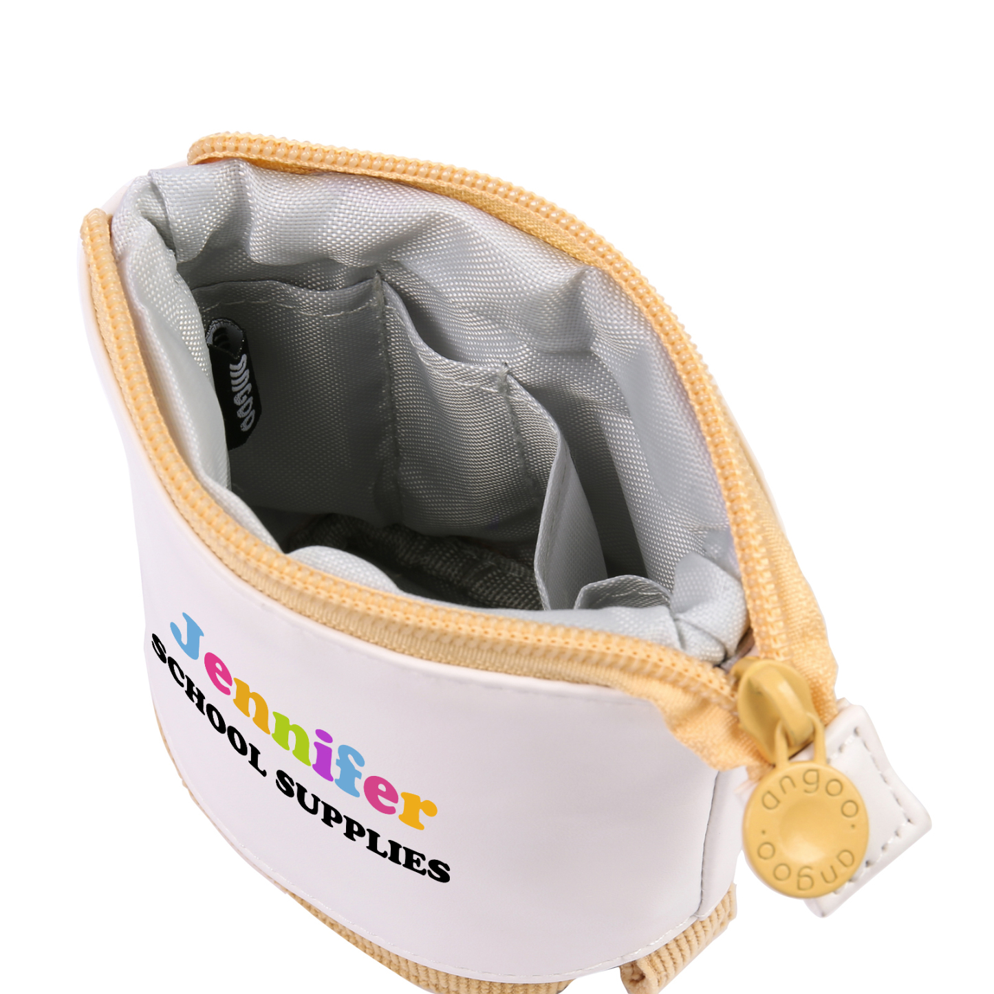 Personalized Pencil Case Custom 2 Text Pen Pouch Back To School Gift for Kids