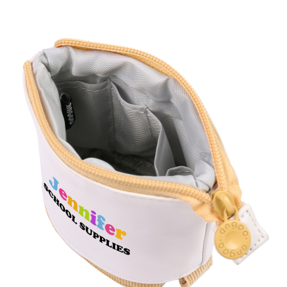 Personalized Pencil Case Custom 2 Text Pen Pouch Back To School Gift for Kids