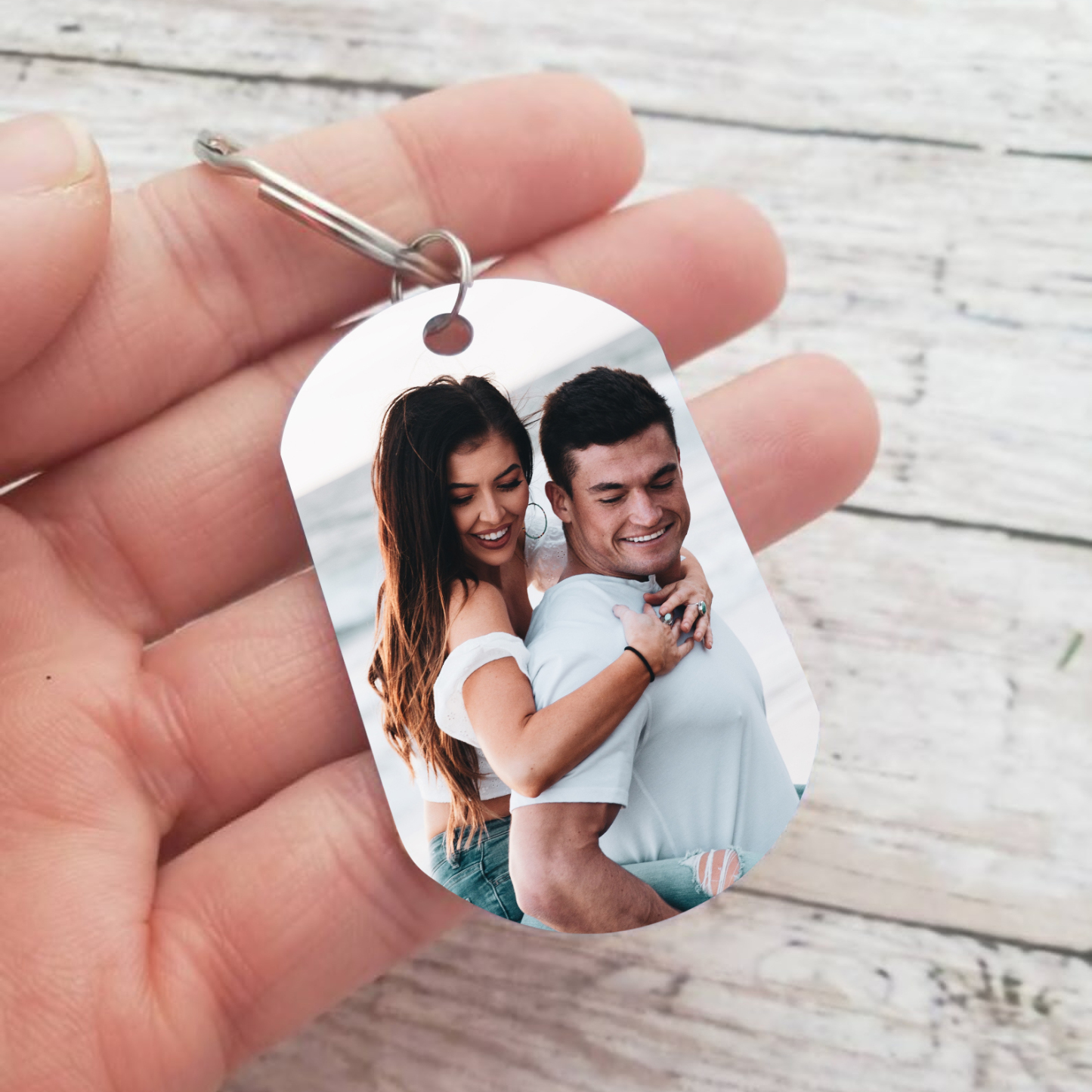 Personalized Photo Couple Keychain Gift Custom Name And Date Special Keychain Gift For Him/Her