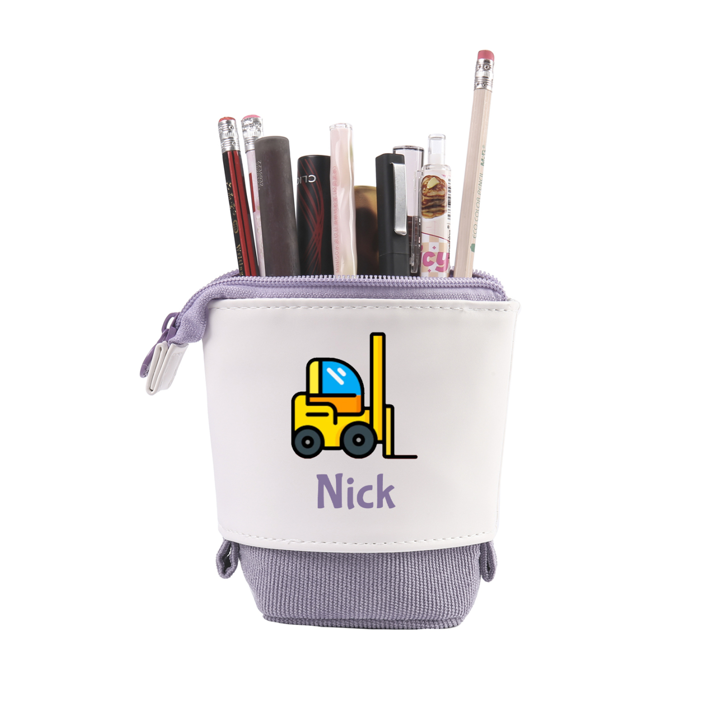 Personalized Name And Truck Pencil Case For Boys And Girls Back To School Gift