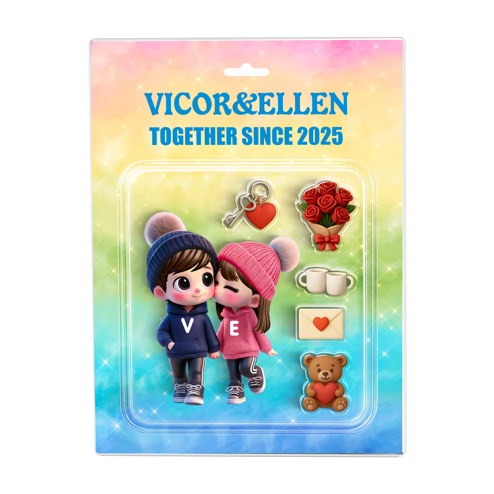 Personalized Acrylic Plaque for Couples Custom with Name and Years