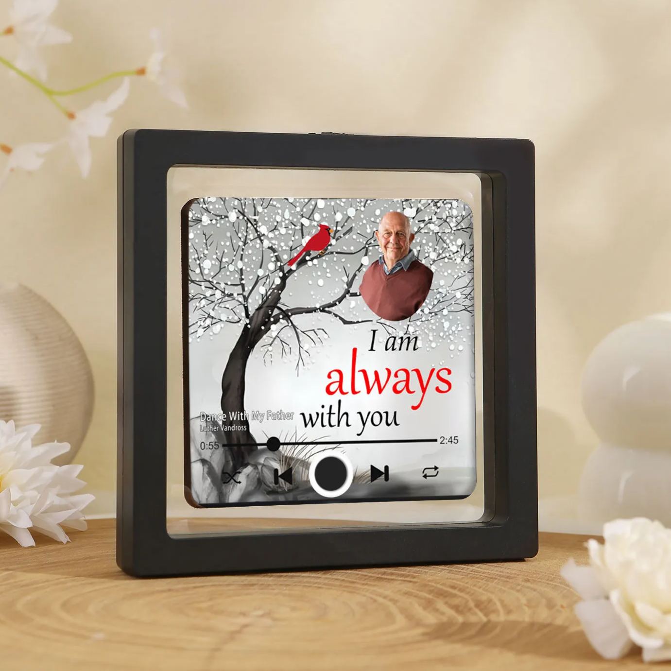 Personalized Memory Magnet – Photo, Text & Song Title for Honoring Loved Ones | Jessemade