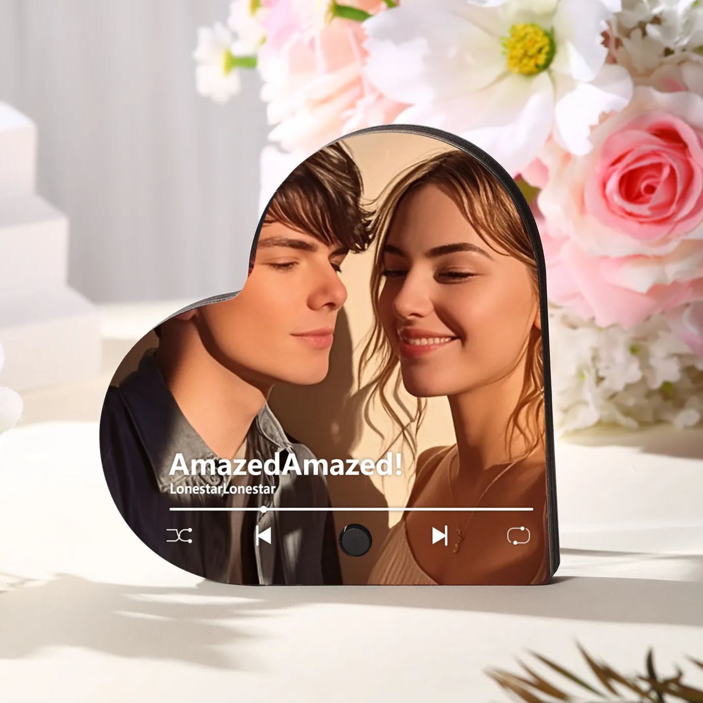 Personalized Music Album Fridge Magnet - Play Songs & Adjustable Volume | Jessemade