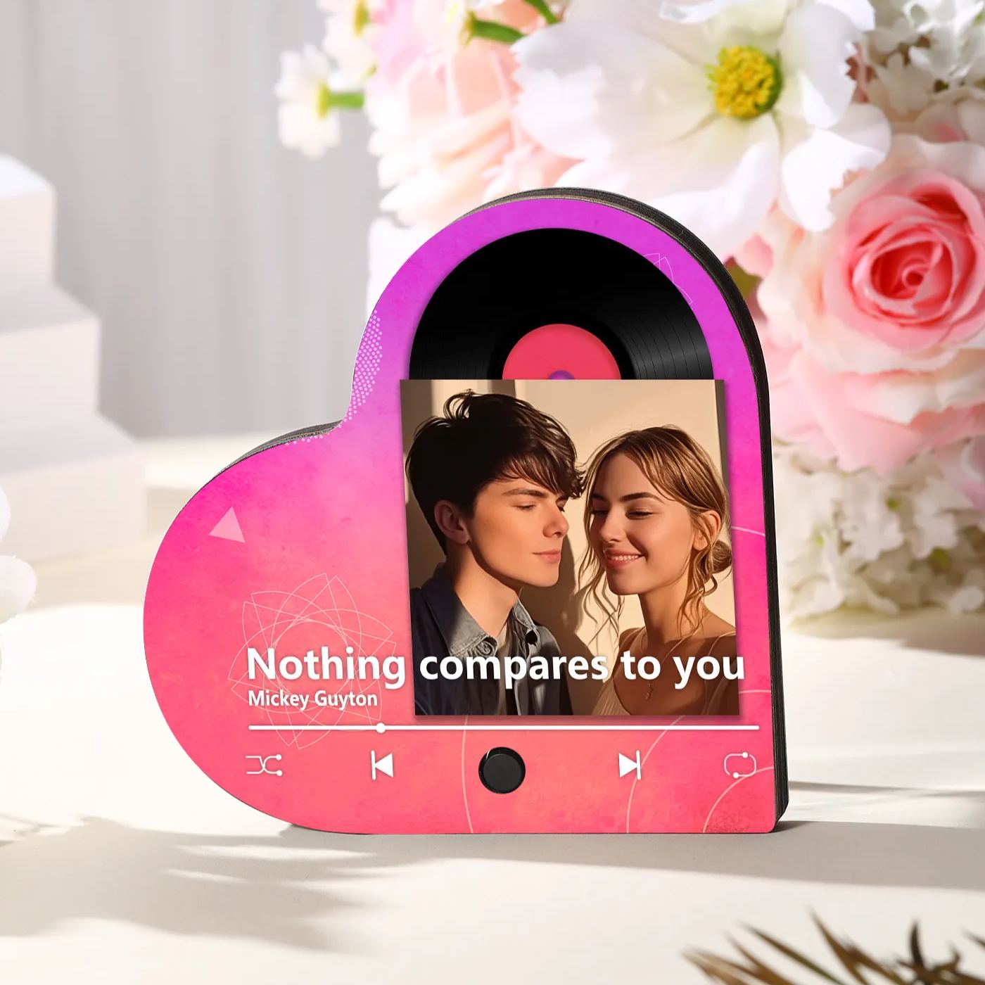 Personalized Couple Fridge Magnets – Customized Photos and Favorite Songs – Home Decorations for Valentine’s Day | Jessemade