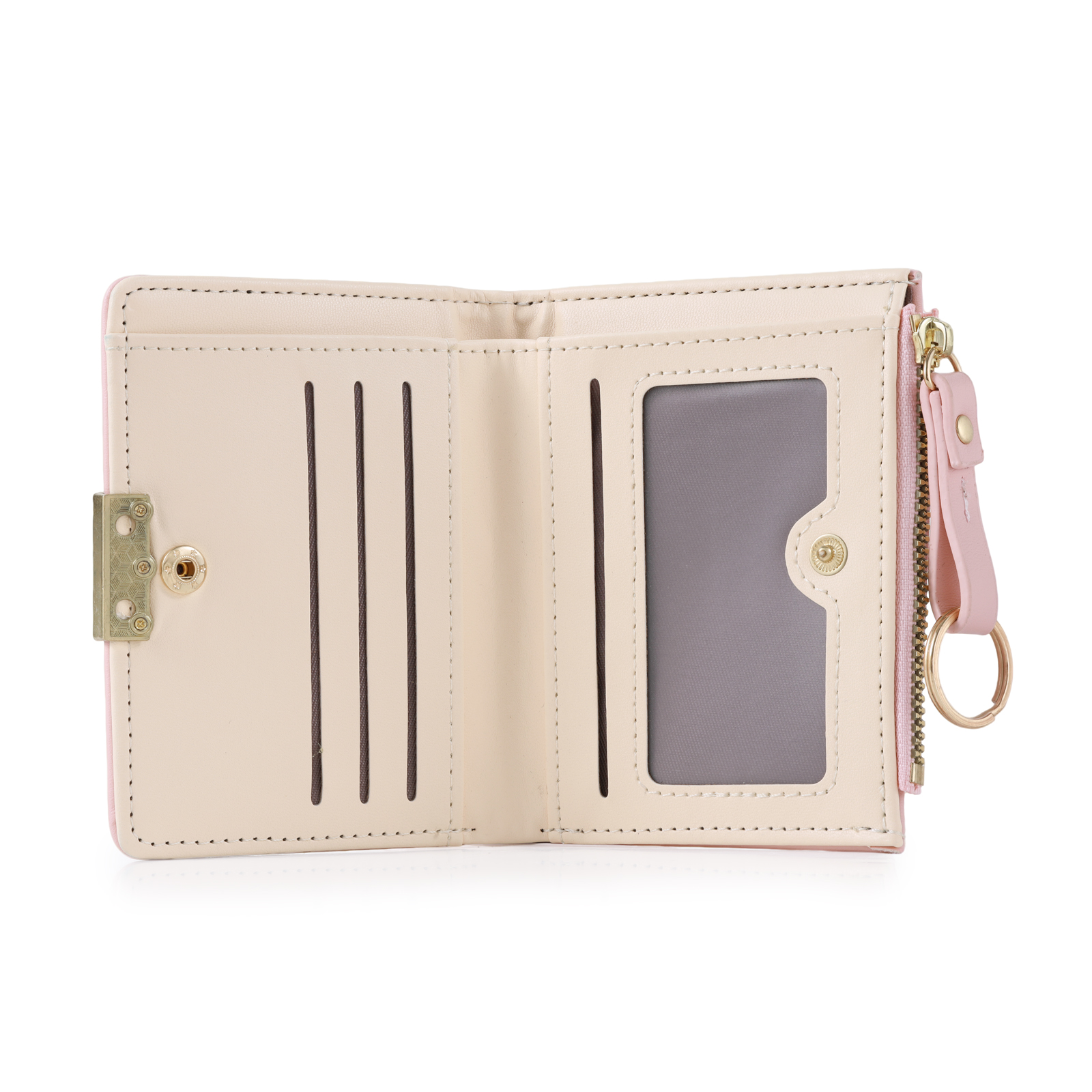 Personalized Leather Zippered Wallet Custom With Photo And Engraved Name